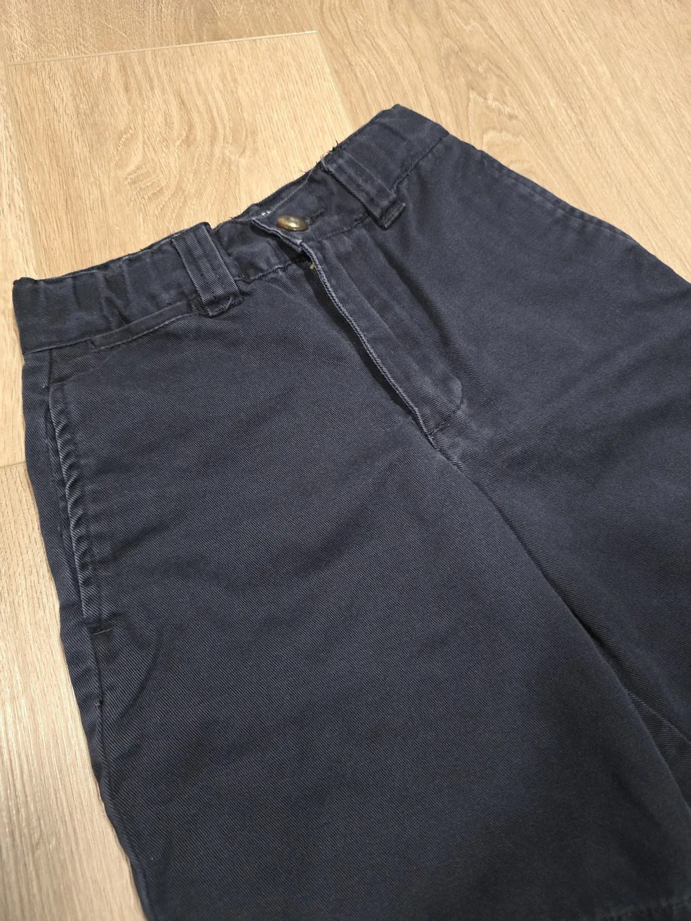 The Children's Place Boys Chino Shorts Navy Blue Size 5 XS Adjustable Waist